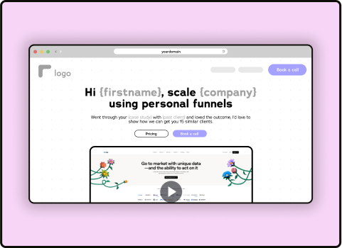Personalize for each lead